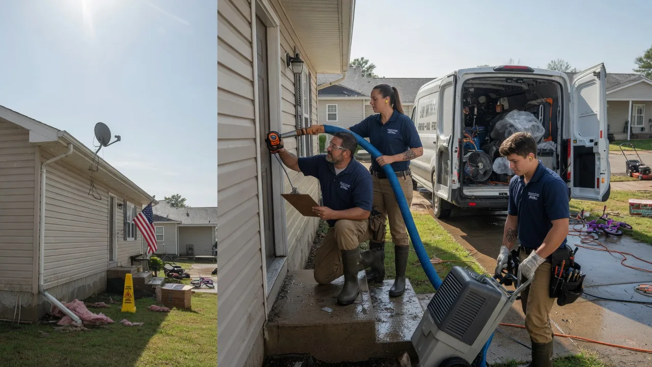 Ceiling Water Damage Restoration in Rio Grande, OH near me